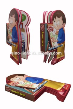 High Quality EVA Book Printing Coated Art Paper Children Kids Book Baby Shape EVA Book Factory Customs