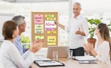 wood frame cork notice board 40*60CM