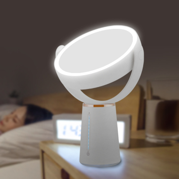 Modern Led White Desk Mirror With Lights