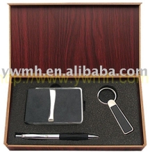 name card holder gift set