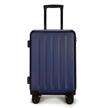 abs printed black hard shell wheel luggage