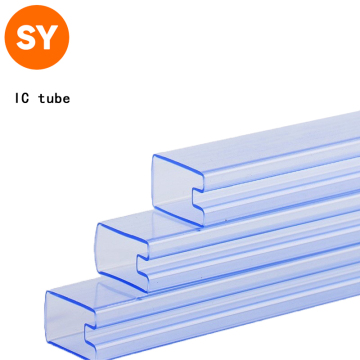Custom Anti-Static IC Clear Plastic Packing Tubes Manufacturer