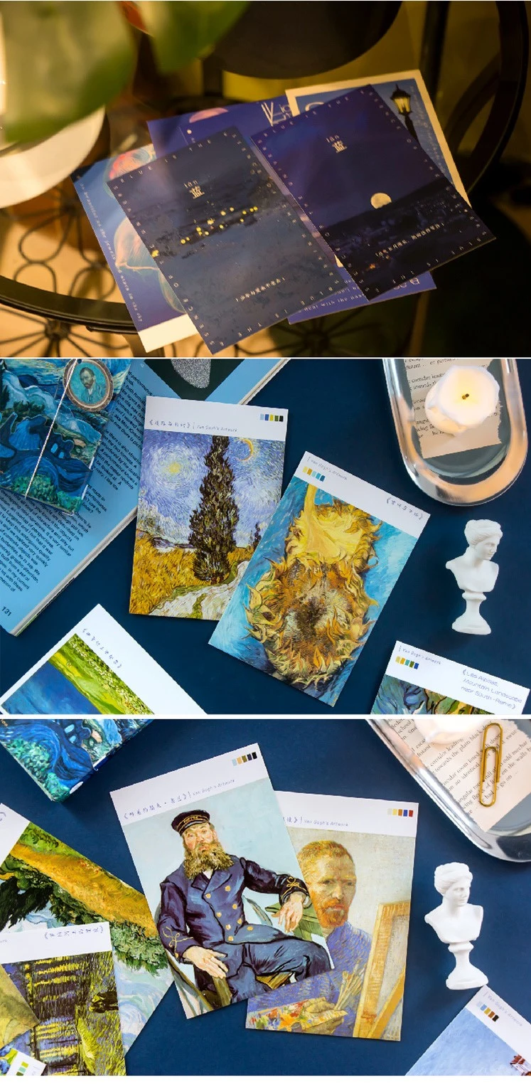 30PCS Per Set Firworks Printing Design Paper Post Card