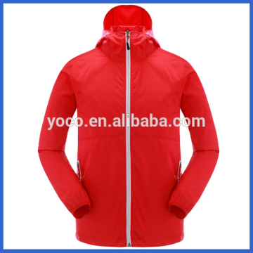 Winter lightweight windbreaker jackets 100% nylon