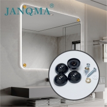 Semi-Spherical Acrylic Glass Decorative Mirror Screw Caps
