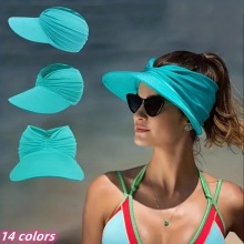 Polyamide Sun Protect Wide Brim Sunhat for Women - Outdoor Summer Hat