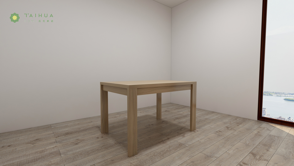 Rectangular Dining Table Light Walnut