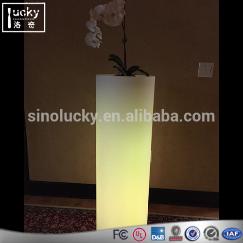 Portable Color Changing LED Display Stand Ice Bucket for Indoor and Outdoor Use