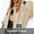 Multicolored Women's Baseball Jacket Premium On Sale