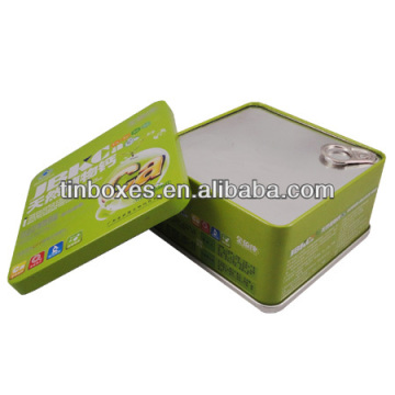 reputational metal easy open square food tin box
reputational metal easy open square food tin box