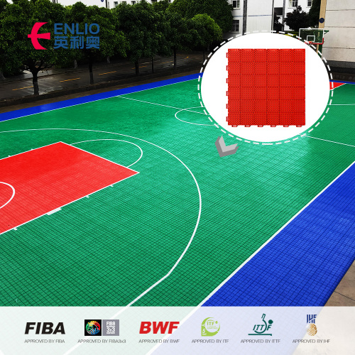 3x3 Tribunal de basquete de basquete piso de basquete ao ar livre