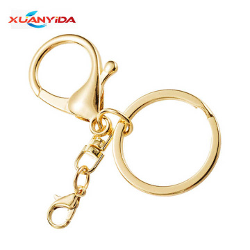 Trending Fashion Toy Doll Keychain with Gold Lobster Clasps and Ring