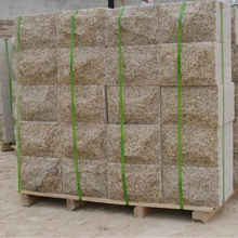 Yellow Rust Granite Stone Dry Hanging