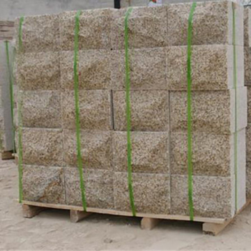 Yellow Rust Granite Stone Dry Hanging