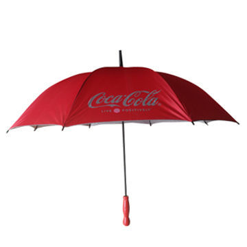 Promotional umbrellas with unique wooden handle