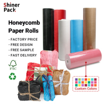 Recycle Wrapping Paper: Honeycomb Packing Paper for Gift Cushion