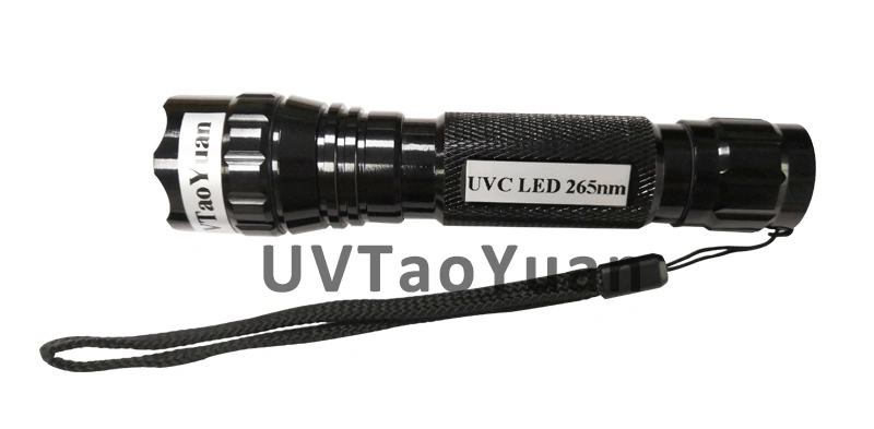 Water Disinfection Air Purification 265nm LED Flashlight UVC Lamp