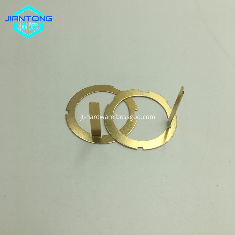  custom sheet metal clips  die stamping  small brass part