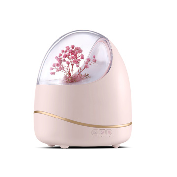 Flower aromatherapy ultrasonic diffuser and humidifier