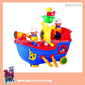 Baby mini plastic battery operated toy boat