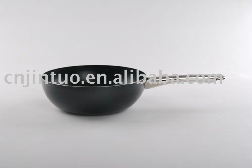 Aluminium ceramic non-stick wok