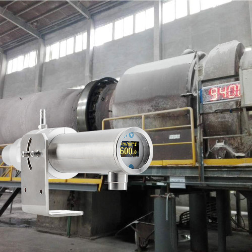 Short-Wavelengths Rotary Kiln head temperature measurement