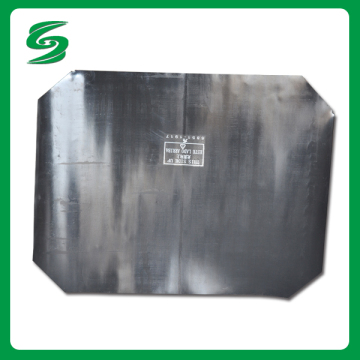 Black HDPE plastic slip sheet for storage and transfer