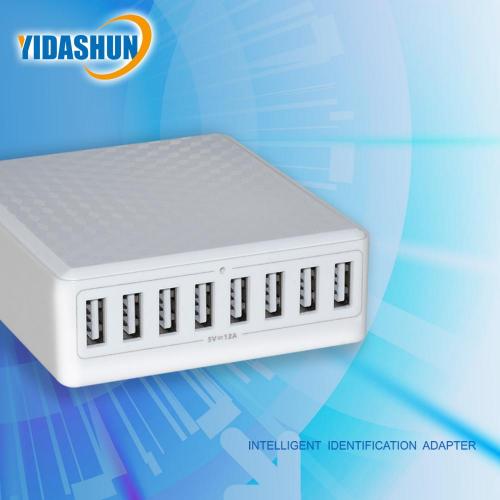 8- Port USB Şarj Cihazı Akıllı Şarj İstasyonu