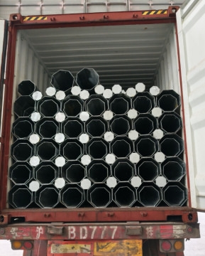 11m Galvanized Octagonal Electrical Steel Pole