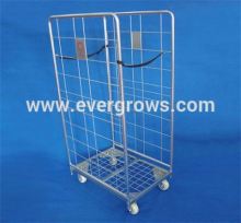 Supermarket Metal Roll Cage Milk Roll Container