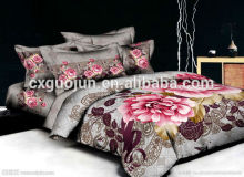 100%polyester 3D disperse printed polyester bedsheet fabric