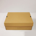 Gran caja de zapatillas de papel corrugado