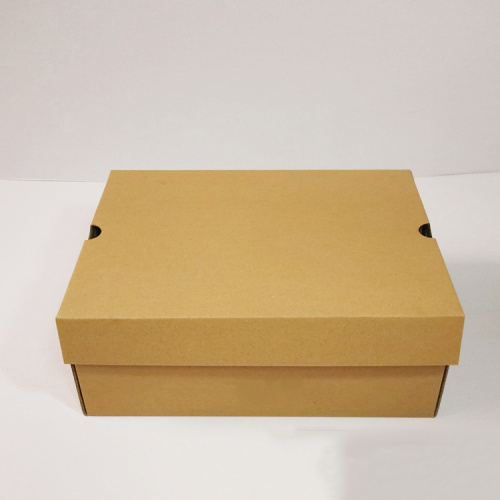 Große Wellpapier -Sneaker -Box