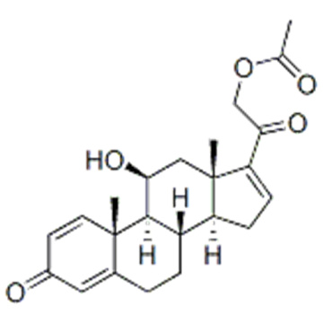 11beta, 21-dihydroxypregna-1,4,16-triene-3,20-dione 21-acétate CAS 3044-42-6