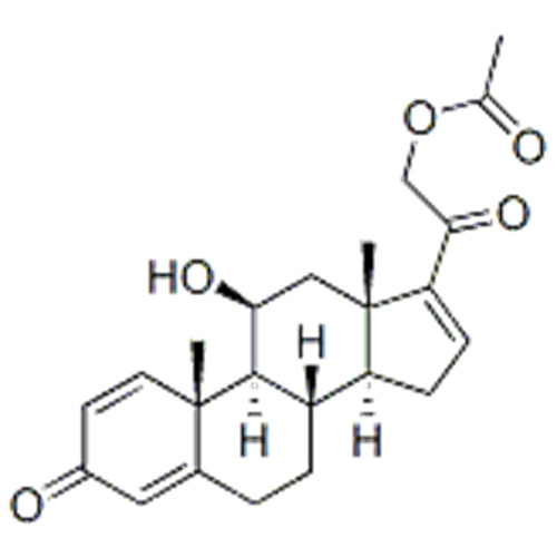 11-beta, 21-di-hidroxipregna-1,4,16-trieno-3,20-diona 21-acetato CAS 3044-42-6