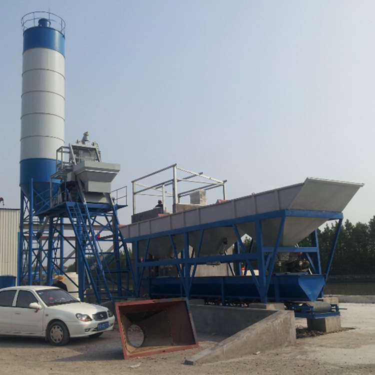 Small concrete plants mixing station process flow cost