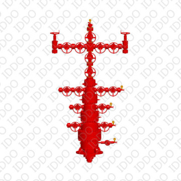 Typical wellhead christmas tree