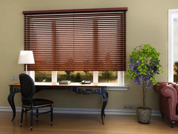 Motorized Wooden Blinds