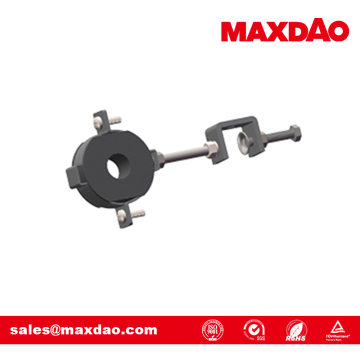 easy installed wind loaded elliptical waveguide cable clamp