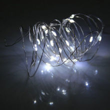 LED Copper Wire Lamp String,Battery Power operated , 4.5V 2M Chrismtas light