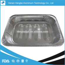 rectangular roaster aluminum foil container with aluminum paper lid