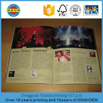 Monthly gloss magazine printing wholesale