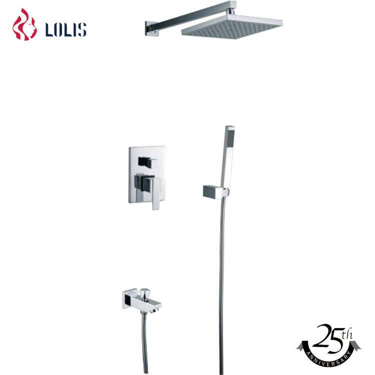 (YL-91076) Wall mounted bathroom rain concealed in-wall shower faucet