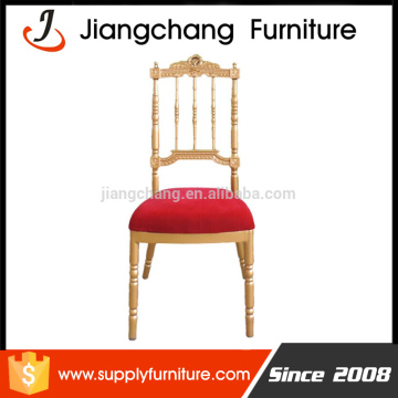 Gold Color Stacking Modern Chateau Dining Chair JC-N217