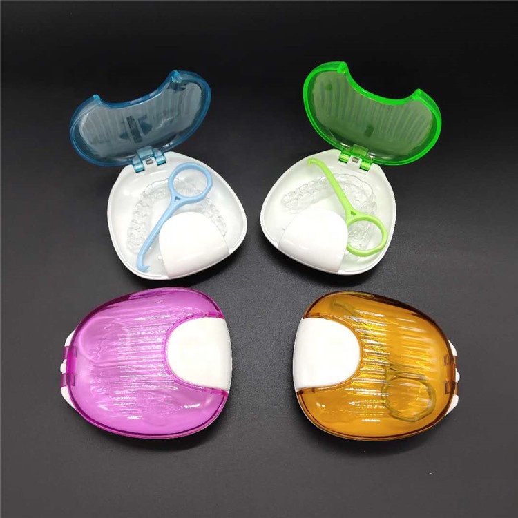 Plastic Ortho Retainer Aligner Storage Tray Denture Box