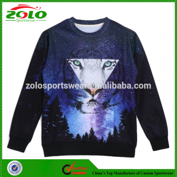 High Quality Fully Dye Sublimation Custom College Hoodies