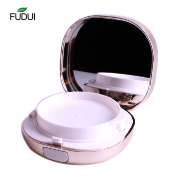 Cosmetic Makeup air cushion compact powder case with mirror