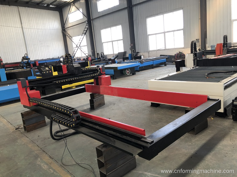 CNC Plasma cutter with air compressor and dryer