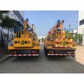 4x2 single row boom high platform work truck