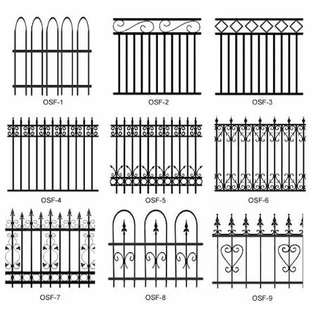 錬鉄製フェンス 9 wroutht iron fence 9